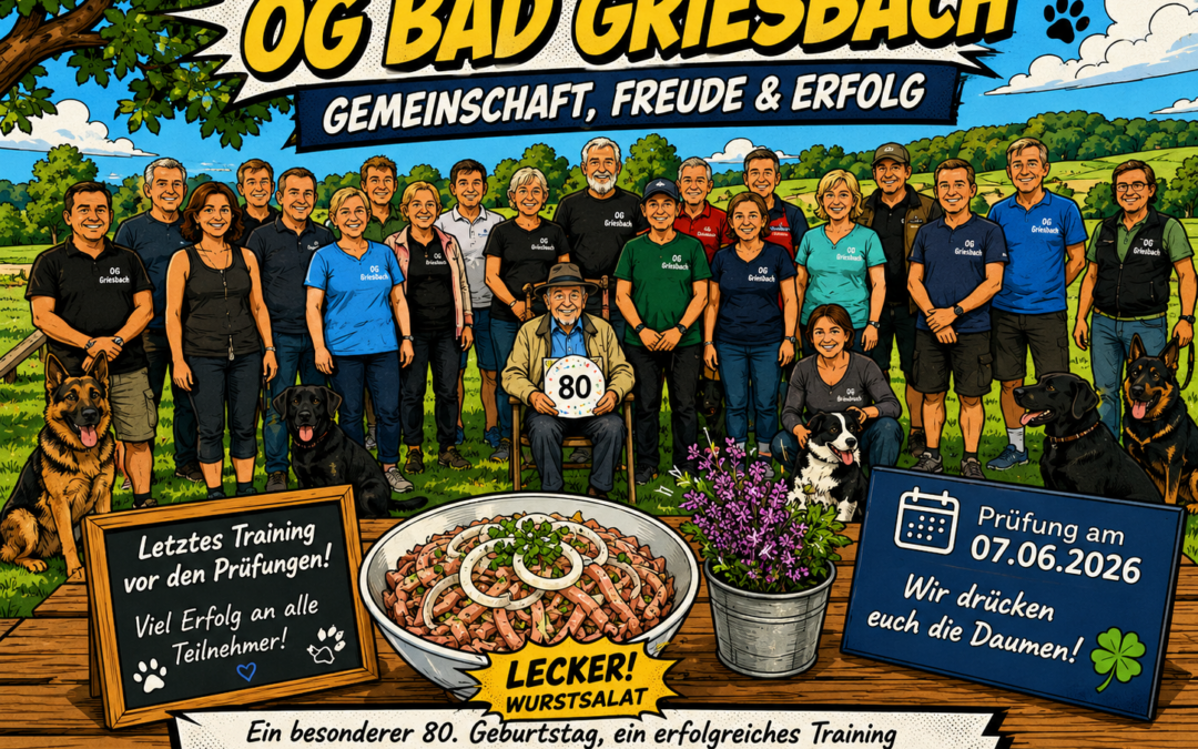 Gemeinschaft, Geburtstag und letzte Vorbereitung